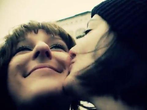 Russian Lesbians Kissing